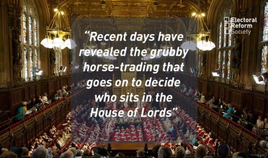 Recent days have revealed the grubby horse-trading that goes on to decide who sits in the House of Lords